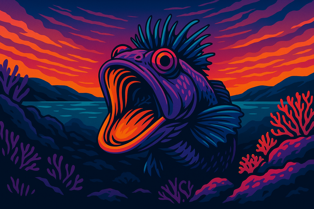 Creature Feature: Sarcastic Fringehead – Reef Rage with a Megamouth